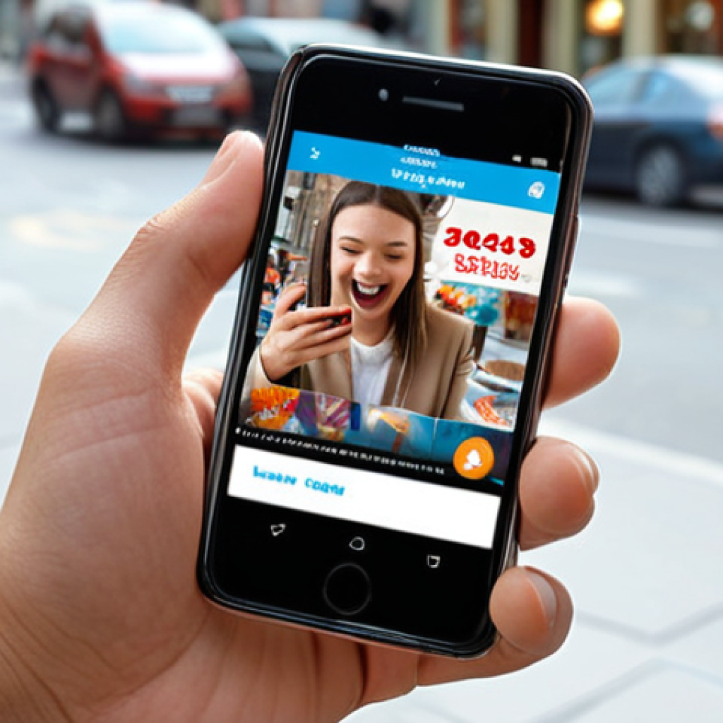 Mobile Marketing in 2024**

Prompt: "Close-up of a person interacting with a mobile phone displaying an engaging advertisement. Focus on the mobile screen. Bright, modern setting."

**