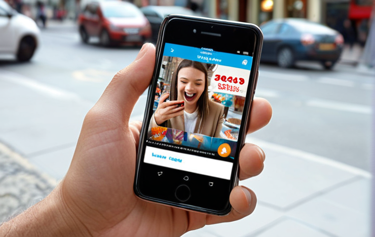 Mobile Marketing in 2024**
Prompt: "Close-up of a person interacting with a mobile phone displaying an engaging advertisement. Focus on the mobile screen. Bright, modern setting."
**