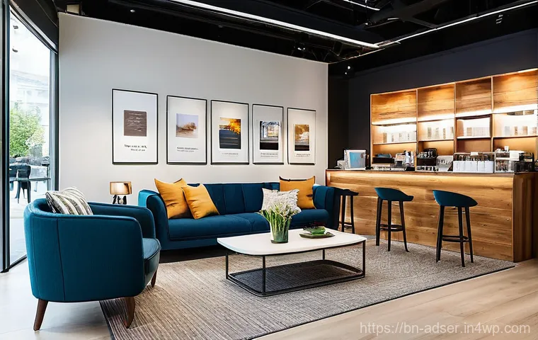 퍼포먼스 마케팅에서의 고객 경험 관리 - **Prompt:** A diverse group of happy customers (adults and young adults, fully clothed in modern cas...