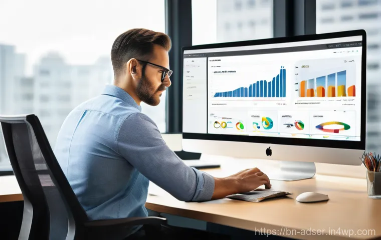 퍼포먼스 마케팅에서의 고객 행동 분석 - **Prompt:** A dynamic and intelligent female professional, aged 30-35, wearing smart business casual...