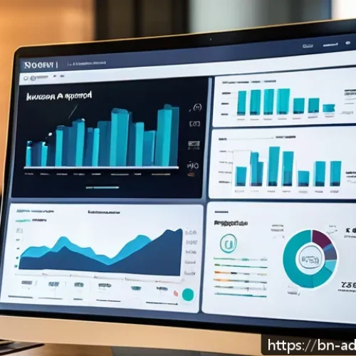 퍼포먼스 마케팅의 유행 및 변화하는 트렌드 - A detailed digital marketing analytics dashboard displayed on a high-resolution computer screen, sho...