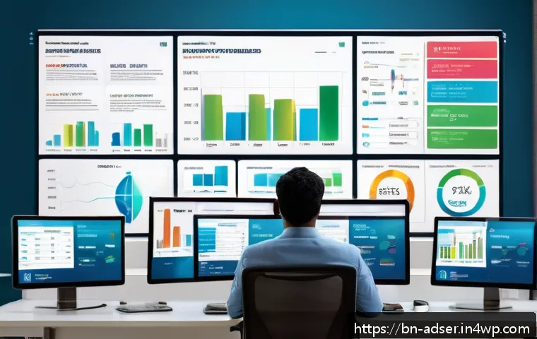 퍼포먼스 마케팅을 위한 개인화 전략 - A modern digital marketing workspace featuring a Bengali professional analyzing customer behavior da...