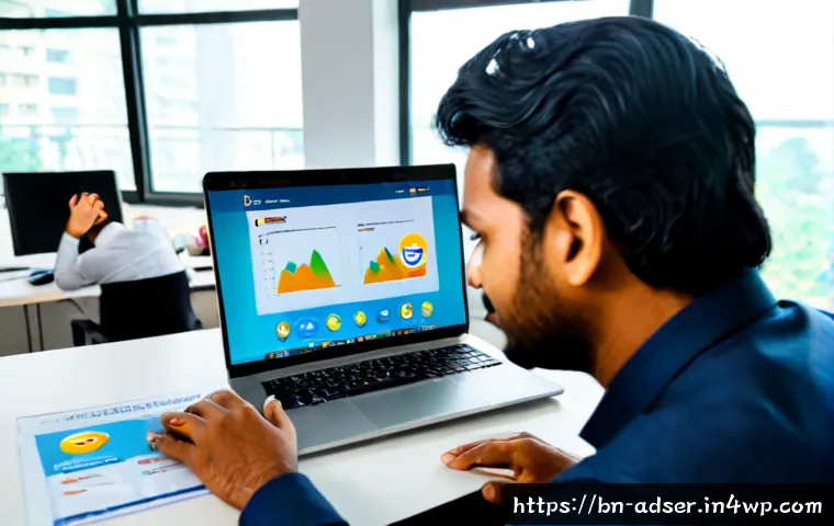 퍼포먼스 마케팅에서의 고객 피드백 활용 - Photorealistic performance marketing analyst in a modern Dhaka office reviewing customer feedback on...